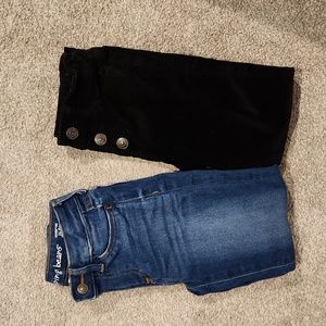 2 pairs of girls size 6 pants